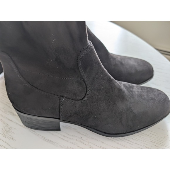 Kenneth Cole Stanford Women's Tall Stanford Stretch Boot Vegan Black Size 10 NIB - Picture 3 of 8